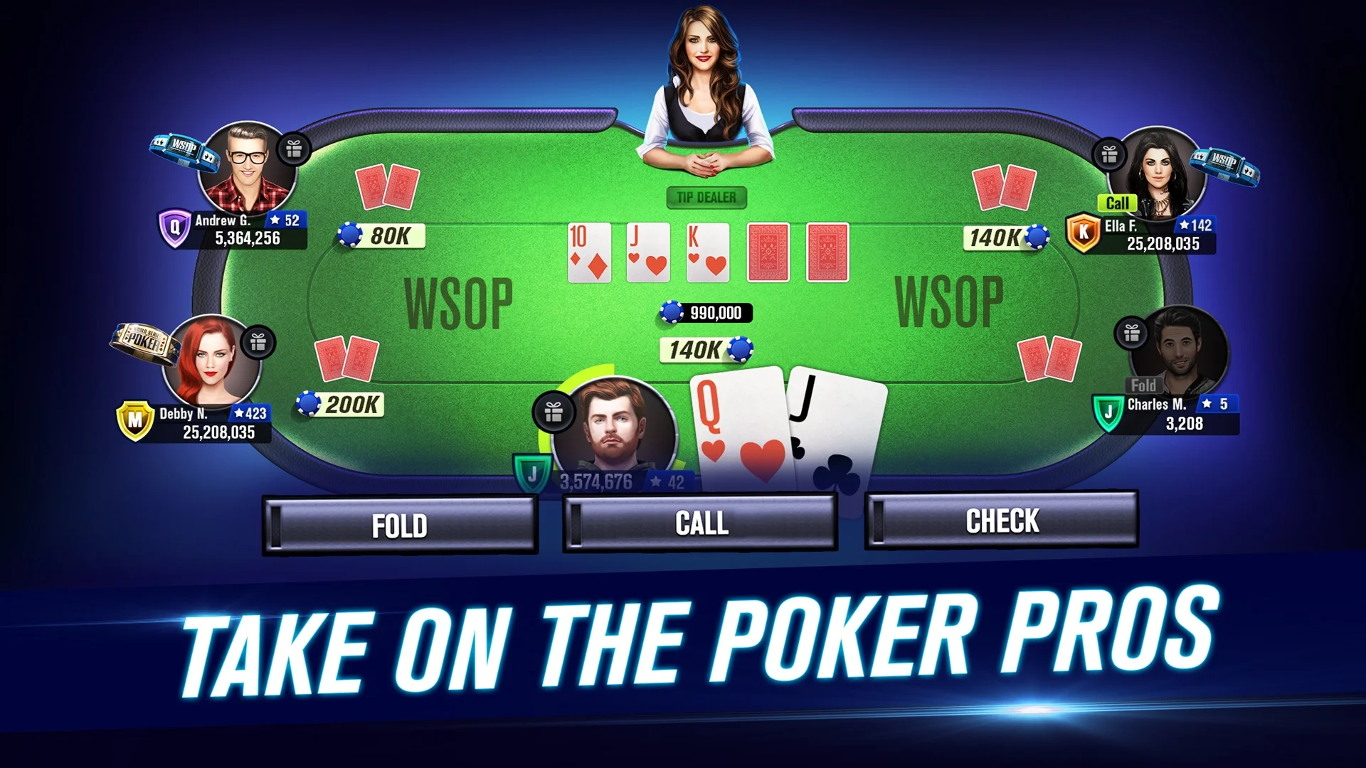Poker table top